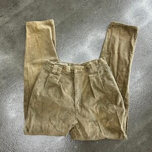 Vintage Tan Extra Corduroy Straight Leg Size 7 26x28 Trouser Pants